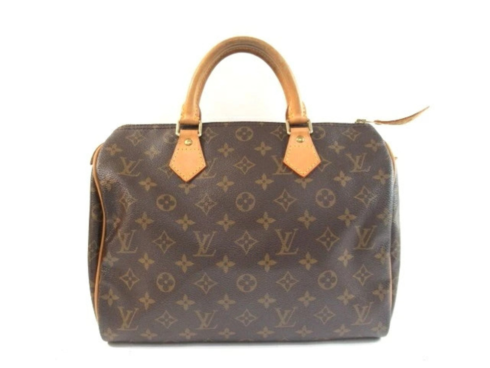 LOUIS VUITTON bag handbag Speedy Monogram Leather Brown